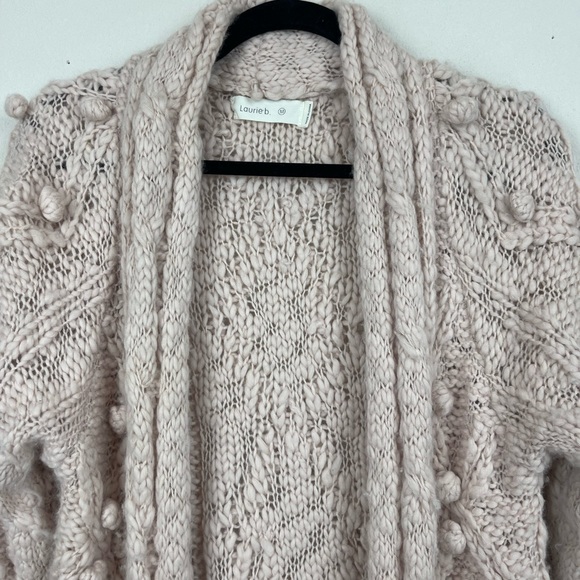 Laurie B Chunky Wool bobble knit Cardigan M - Picture 3 of 5